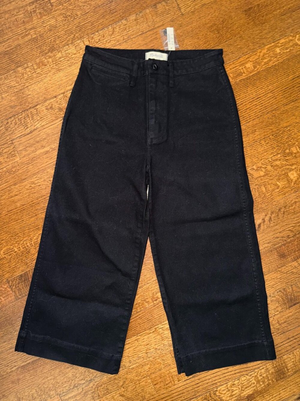 NWT Madewell Emmett Wide-Leg Crop Pants